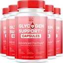 (5 Pack) Glycogen 支持高级公式, Glycogen 支持 Capsules, Glycogen 支持高级 Glycogen 支持公式, Glycogen 支持 补充审查, 150 Capsules 5个月