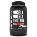 NutraBio Muscle Matrix 蛋白粉 - 25g of Protein Per Scoop - Whei Isolate and Micellar Casein Combo for Fast and Slow Release - 香草 - 2英镑,28枚
