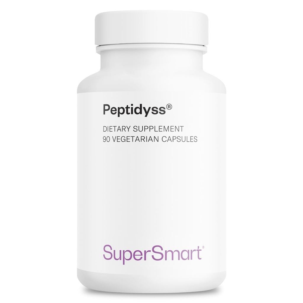 超智能 - Peptidys 1200 mg/天(Patented & HighPotency) - 鱼蛋白水解酸补充剂 - Peptides & 氨基酸复合剂 - | Non-GMO & Gluten Free - 90 蔬菜卡普尔