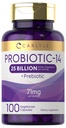 Carlyle Probiotics for Men and Women = 25亿 CMU = 配有 Probiotics = 100 Capsules = 蔬菜,非GMO, & Gluten 免费补充