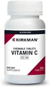 Kirkman Labs 维生素C 250 mg 可切片与 Stevia-250 计数