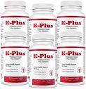 K-Plus Potassium Citrate Plus Cranberry 狗类补充剂 - 兽类批准的UTI补救措施 - 支持Bladder健康 - 每只狗饲养 - 6-Pack(600ct)