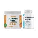 配有维生素D3 & K2和Pharma GABA的有机金乳粉