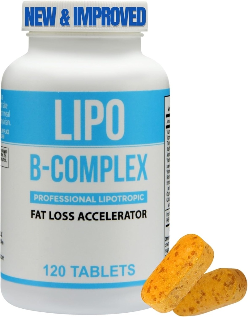Lipo BC, Lipo B-Complex 120 片 - 改进型,同样信任的 Lipo BC 配方 减量 Harsh 化妆品 - 最佳效果的清洁配方. 莱格雷制药公司