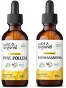 野生和有机松 Pollen 叮当 2 fl oz & Ashwagandha 叮当 2 fl oz