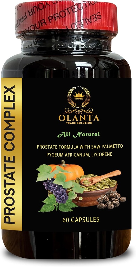前列腺支持综合体 -- -- 前列腺护理、前列腺补充剂 -- -- 带内特尔和Pygeum Africanum提取剂、前列腺健康助推剂 -- -- 1瓶60卡普尔
