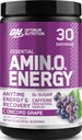 最佳营养 氨基能源 - 用青茶、BCAA、氨基酸、Keto Friendly、Green Coffee 提取器、能源粉 - 康科德葡萄,30种服务