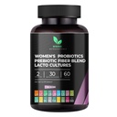 Mishas Nutracuticals Probiotics for Women, 50亿 CPU - 16 种具有Prebiotic的Probiotic Strains – 支持阴道健康,古特健康和免疫系统 - 女性补充品 - 60 Capsules