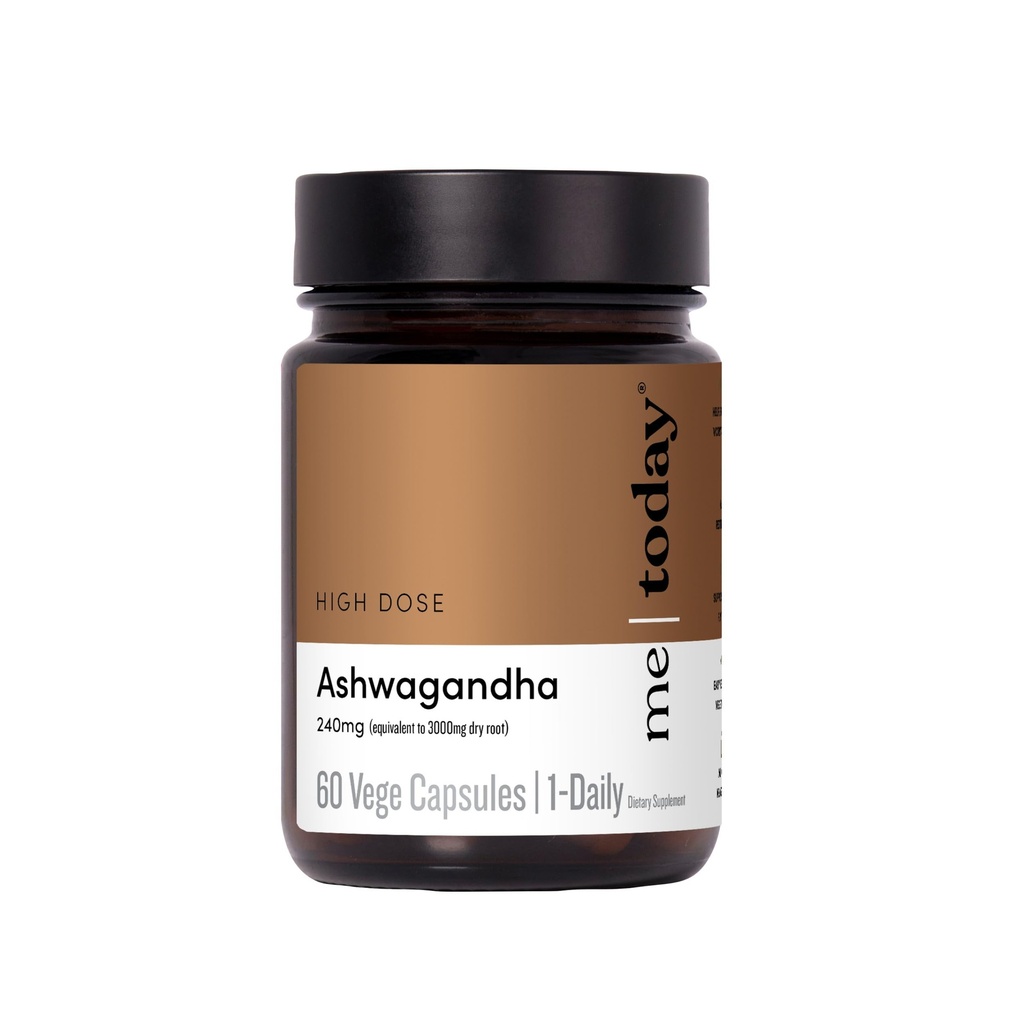 今天的我 Ashwagandha 补充 Capsules 3000 mg – 高强度适应性补充 缓解压力、精神清晰和焦点 – Vegan,自然日健康公式,60 服务。