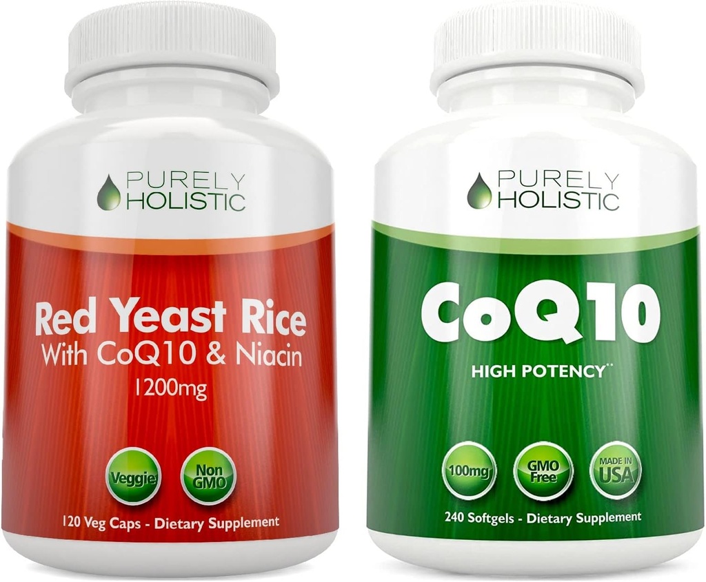 (原始内容存档于2019-09-25) (英语). Prurely Holly Red Yeast Rice 1200mg & Niacin + CoQ10 100mg - 120 Capsules & 240 Softgel Bundle - 在美国制造.