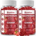 2 Pack 额外强力镁 Citrate Gummys 800mg - Vegan Gummys - 促进健康放松、肌肉、骨骼和成年人能源支持 120 计数