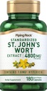Piping Rock St. John's Wort Capsules → 4800 mg → 180 Pills → 男女摘录补编 → 非GMO, Gluten Free