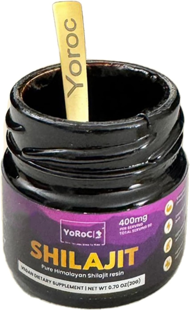 Shilajit, 纯喜马拉雅语 Shilajit Resin, 饮食补编, Net Wt 20gm(0.70oz)