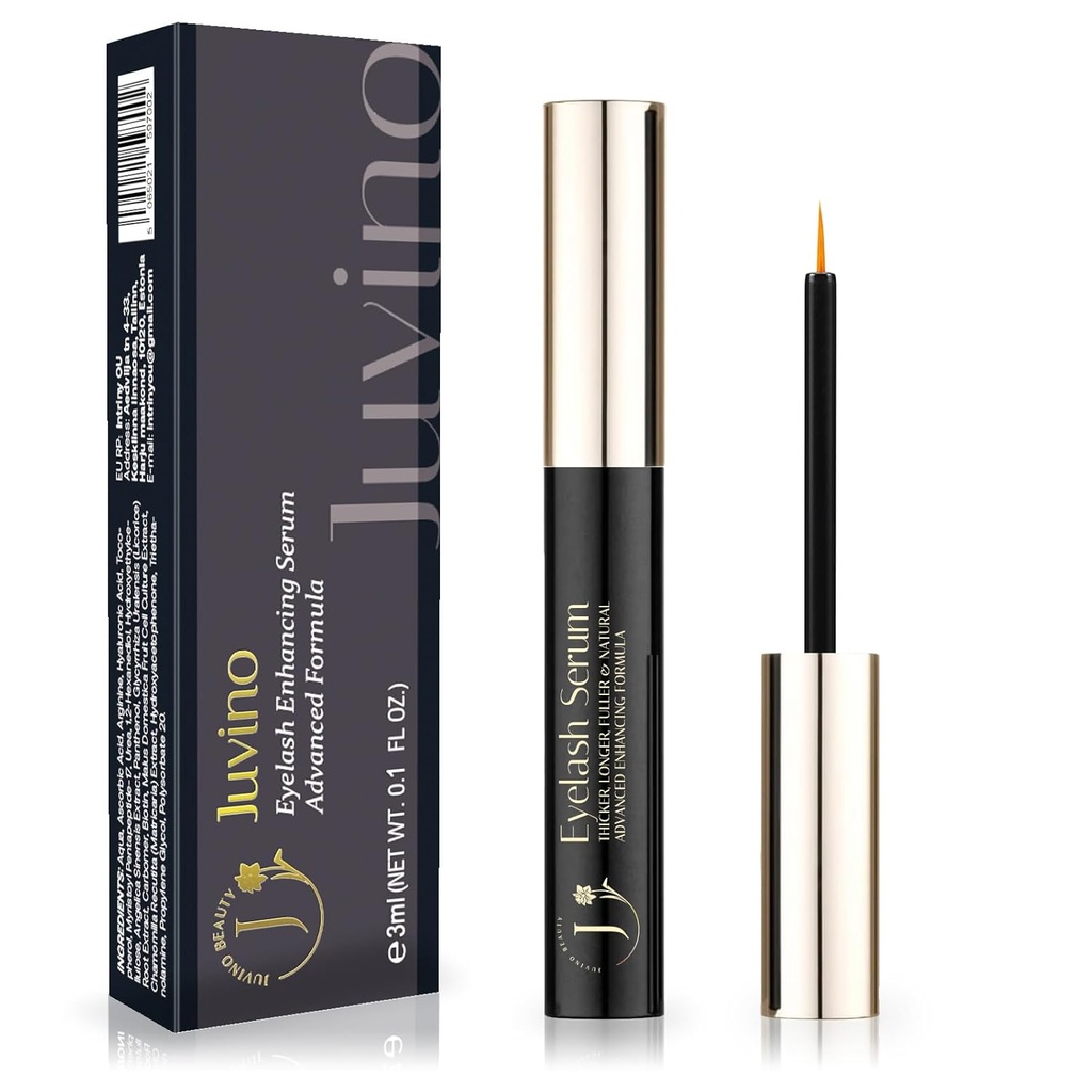 Lash 增强的眼球生长液: 5ml 天然动力助推公式 – Thicker, Longer Lashes – Gentle和 Vegan(0.1 Fl Oz (Pack of 1),无精)的高级增强器