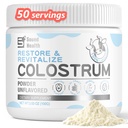 Colostrum 补充人类的粉末 -- -- 有机Bovine Colostrum 补充古特健康、头发生长、美容和免疫支持 -- -- 不受欢迎(50名服务)