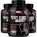 强制因子测试 X180 Boost, Testosterone Buster and Energy Supplement for Men, Boost Energy, 增量 Stamina, 和增强生命力, 配有 D- Aspartic酸和 Fenugreek, 120 Counter (Pack of 3)
