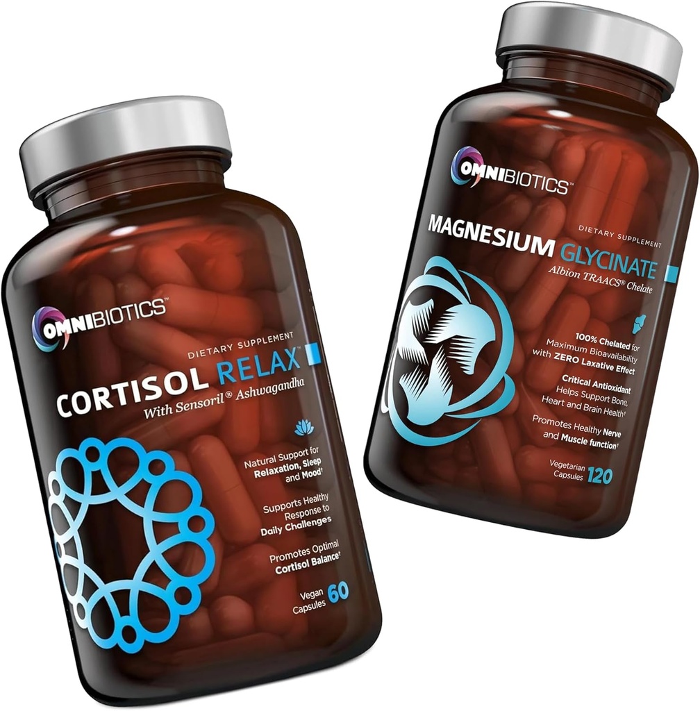 OmniBiotics Cortisol 放松补充+甘化镁