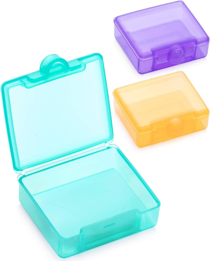 Sukuos小药丸盒3 pcs,可爱旅行药丸案例 Daily Pill Organizationer Portable for Pocket Purse for Vitamin Fish Oil Supplors, Easy to clean