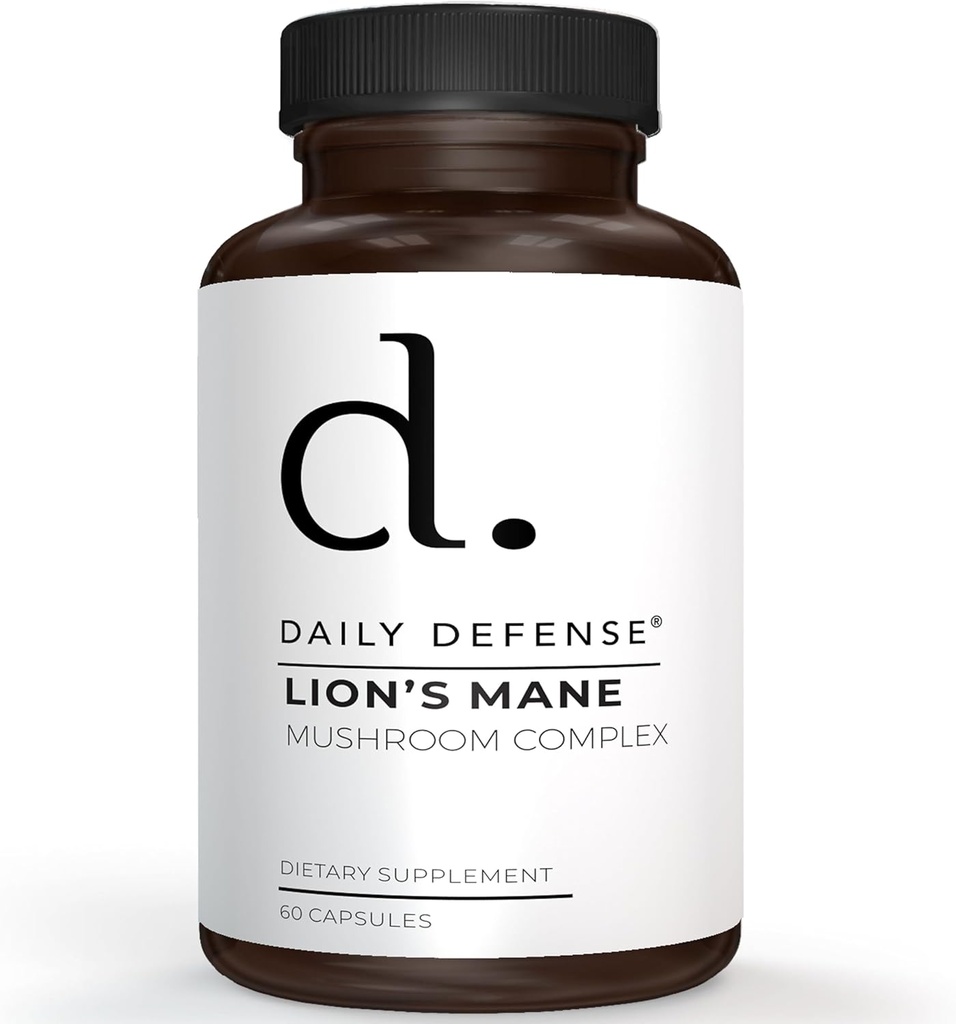 狮子马恩蘑菇补充剂 200mg - 5x 水果肉身蘑菇补充剂 Reishi, Maitake, Shiitake, & Chaga - 记忆和焦点脑支持补充剂 60 Nootropic Capsules, 美国制造