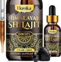 喜马拉雅Shilajit Resin液滴,纯有机喜马拉雅 Shilajit Resin 600mg 配 Ayurvedic Blend & 85+ Trace Minerals & Fulvic Acid 用于脑促进和能量免疫支持, 2 Fl Oz