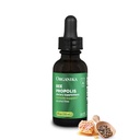 Organika Bee Propolis Tincure 1 oz: Vegan Propolis 提取 - 喉咙和呼吸 - 不含Gluten, GMO, & 人工火焰 - 10日Propolis Drops 供货