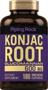 (原始内容存档于2018-03-26). Piping Rock Glucomannan Capsules 600mg + 180 pills → Konjac Root Fiber 补编 → Non-GMO, Gluten Free