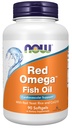 NOW 食品补充品,Red OmegaTM配有CoQ10 30毫克和Omega-3鱼油,心血管支持*,90软胶