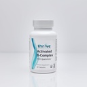 Thrive Nutracetics Actioned B-Complex with Quatrefolic - 60 非GMO Capsules - Kosher 最佳健康的饮食补充 - 无 Yeast & Gluten,支持能量和认知函数