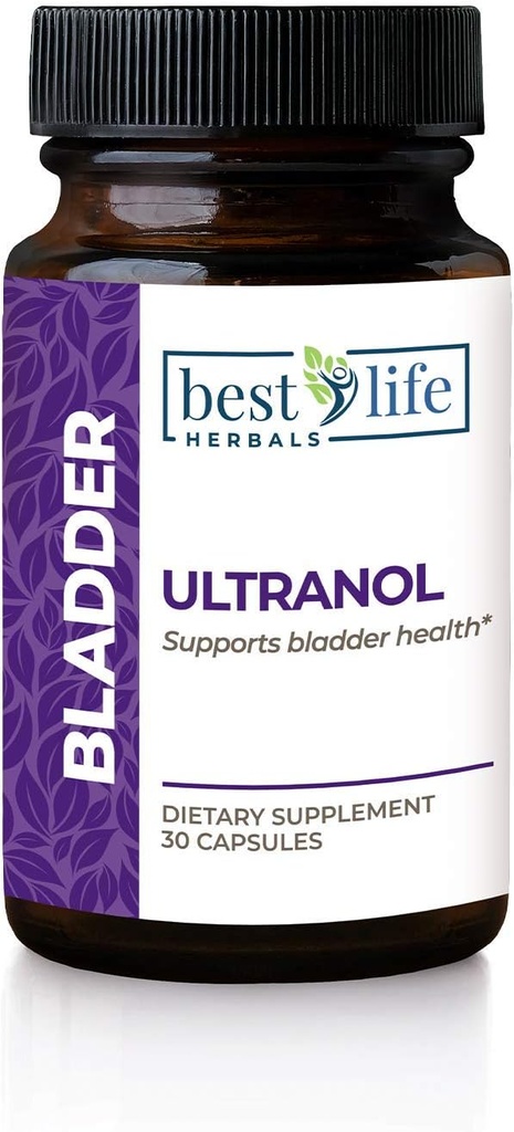Ultranol 总的Bladder支持 - 尿道健康天然Cranberry补充剂,超活性Bladder控制,失禁 - 减少漏泄和紧迫性 - 1瓶 - 30卡普尔