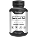 Natalis Hyaluronic Acid 200mg, 10x 更好的吸收 超低分子重量与Collagen, Biotin, Selenium & Vitamin E → 头发, 皮肤, 钉子和联合补充 → 120 软胶