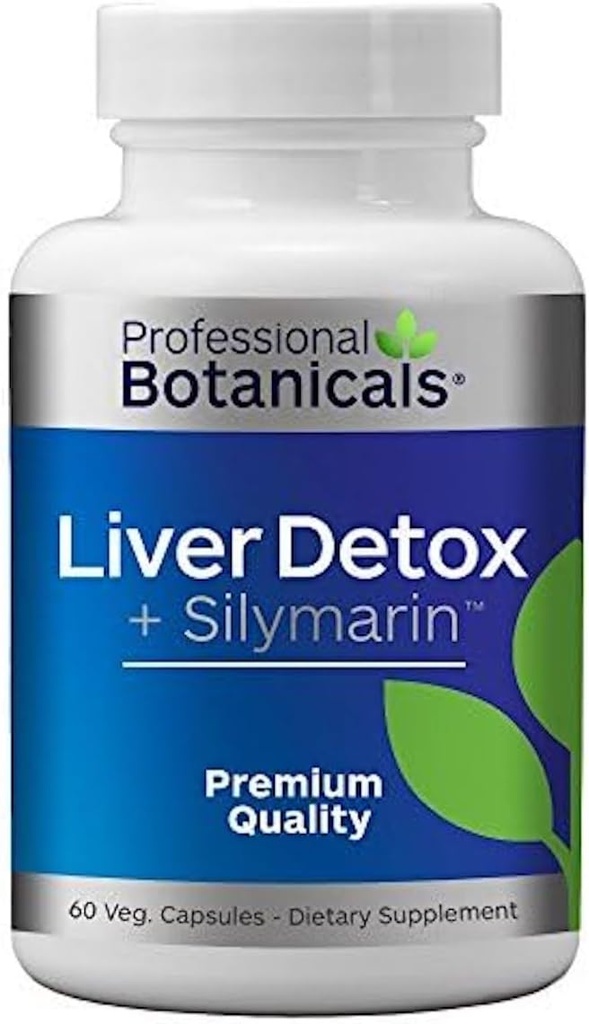 Liver Detox and Cleanse 补编,草药活性支持补编 配有 Milk Thetle种子提取剂,Silymarin 80%,有机受祝福的Tedle, Dandelion Root, - 60 蔬菜卡普尔