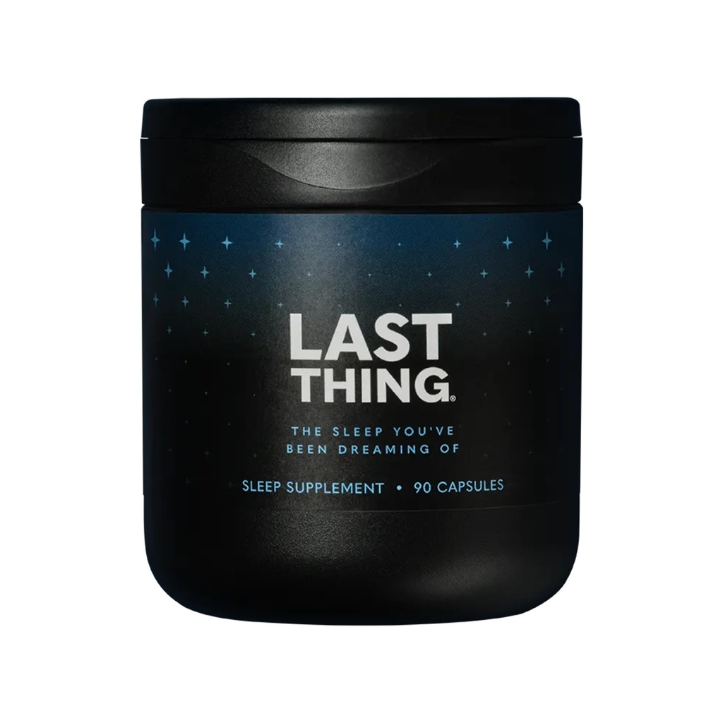 BODI Last Thing complete Sleep Supplement with L-theanine, Ashwagandha, Magnesium Glycnit, Melatonin - 深呼吸睡眠的夜时压力防守 - 30天供应(90卡普尔)
