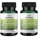 Swanson Berberine 高级强化吸收 - 装配Berbevis 550 mg 30 Veg Caps(2 Pack)
