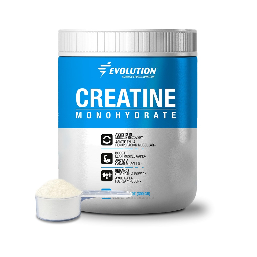 Creatine Monohydrate Powder 5000mg – 支持肌肉复苏和增强强力动力 - 帮助快速和训练 - 不受欢迎(60架)