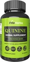 昆宁草药补充剂 - Cinchona Bark Immune System, 胃健康与苏打腿 Cramps - Vegan Pure Quinine Capsules 1000mg(90 Capsules)