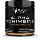 Alpha Yohimbine – Yohimbe Bark Fat Burner,重量损失药丸,快速工作——第3党测试纯度和可能性,60个胶囊,由RAW协作.