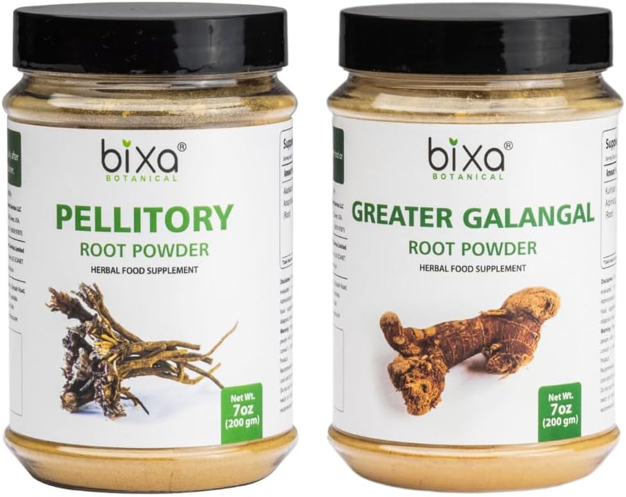 7 Oz + Galangal 根粉(Kulinjan/Alpinia Galanga) 7 Oz Bundle + 草药补充剂
