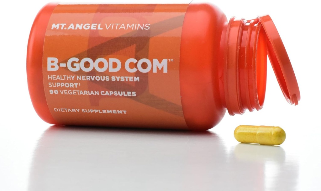 Angel Vitamins山 - B-Good Com(维生素B综合体),健康神经系统支持(60个蔬菜卡普尔)