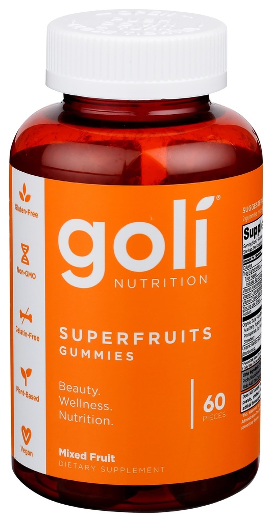 Goli营养 混合水果超级水果,60CT