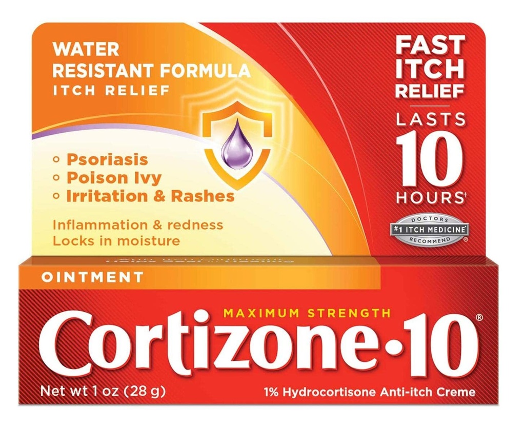 Cortizone-10 痒药 1 Ounce(29毫升)(6包)