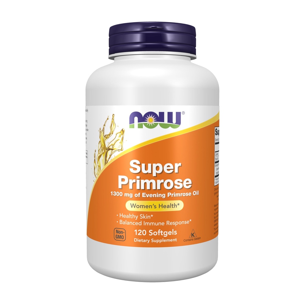 Now Foods Supplements, Super Primrose 1300 mg 配天然氧化物GLA(伽玛-利诺林酸),120软胶