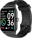 男子智能观察(答录/Make call),Alexa Built-in,1.8"有心率睡眠SpO2 监视器100 Sport Mode,5ATM的健身跟踪器 iOS和Android Phone的防水、活性跟踪和智能表