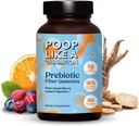 Poop like a Champional Fiber Gummys – 每架5g Fiber, 非GMO, Vegan, 消化支持, 每瓶60片