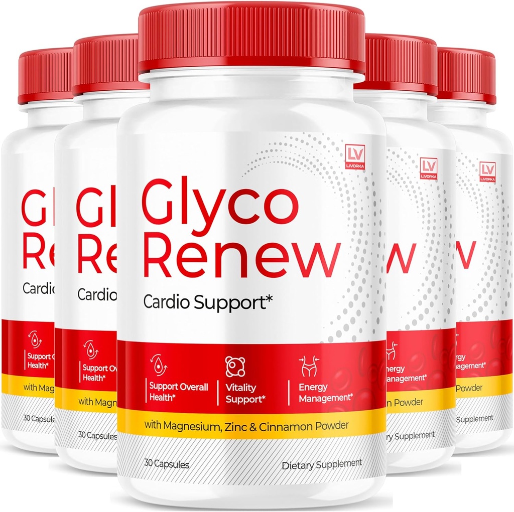 (5 Pack) Glyco 更新 - Glyco 更新血液支持, Glyco 更新血液支持, Glyco 更新血液支持, Ript Glyco 更新血液支持, Glyco 更新血液支持, Glyco 更新补充, 150 Capsules