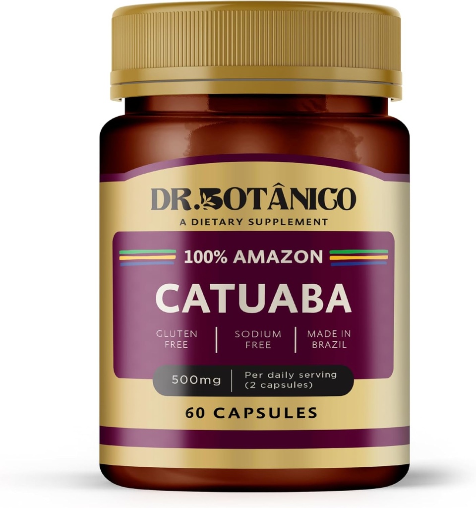 Catuaba 500mg – 自然能源助推器 → Botanico博士(60 Capsules)