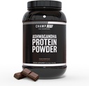 Ashwagandha 蛋白粉 — 24g 巧克力蛋白粉 — Whey 蛋白粉与 Ashwagandha 蛋白粉 — 无添加糖 & Gluten Free — 25种服务