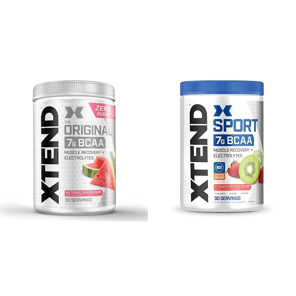 XTEND 原型卡卡A粉西瓜爆炸与运动卡卡A粉草莓 Kiwi Splash - 用氨基酸回收和水解的电解粉 - 30种