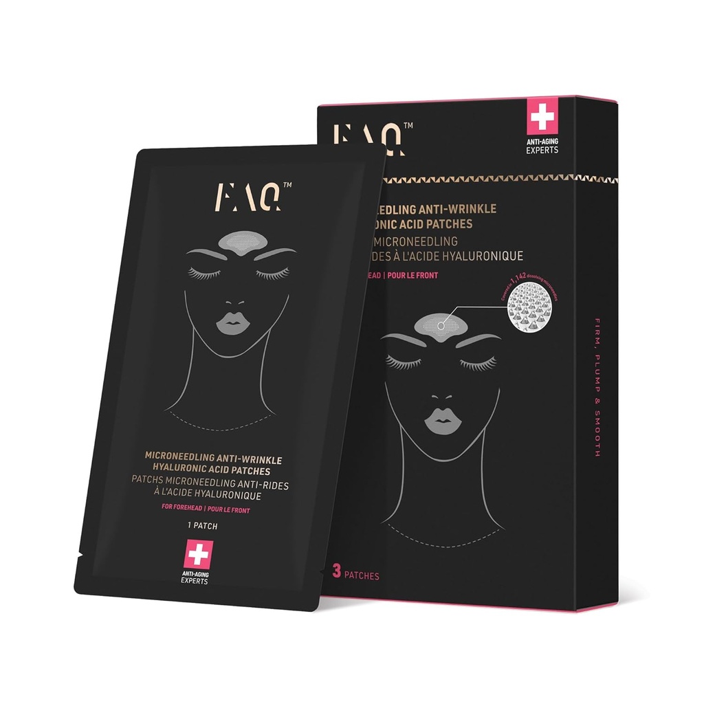 FAQ Hyaluronic Acid Patches Forehead-Forehead Patches-旅行 - 友好的皮肤护理 - 3 pcs.