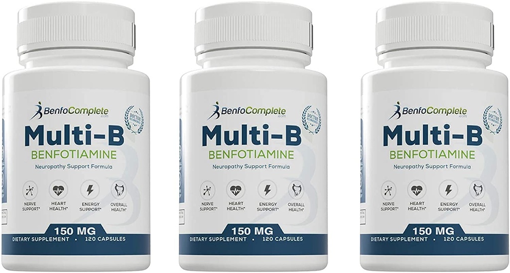 Benfotiamine 多B神经病支持公式 神经病的营养支持 - 360 Capsules - 包 3瓶