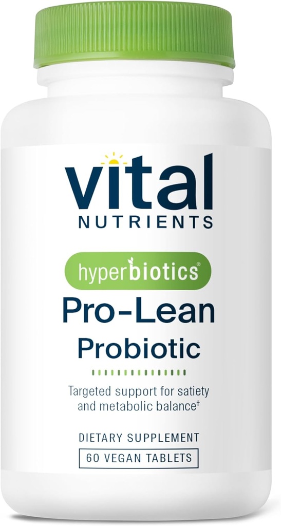 维他命营养素 超生素 支持Lean Probiot for Metabolical balance + 减少细胞消化 → 沙滩-稳定 → Vegan,乳品,Gluten Free → → 60 Count